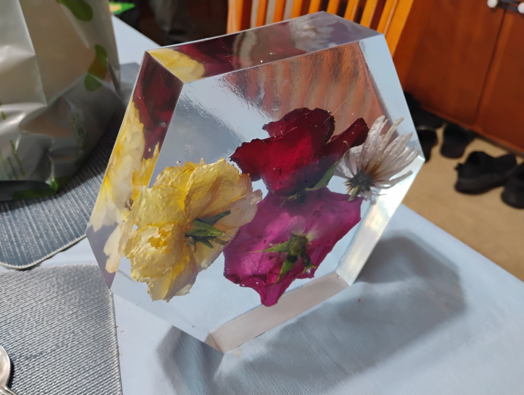 Resin hexagon 2